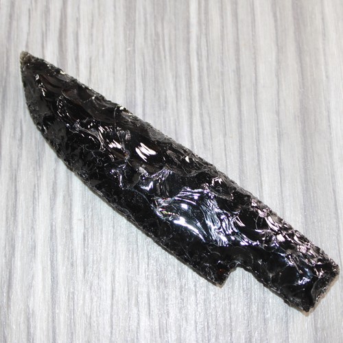 Obsidian ornamental knife - obsidian,