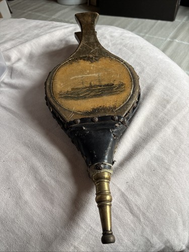 Antique fireplace bellows - fireplace,