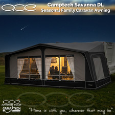 2025 Camptech Savanna DL Seasonal Caravan Awning Superb Quality