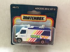 MATCHBOX Mb-73 MERCEDES BENZ 207D ' ROCK TV ' - ON CARD