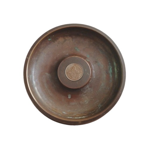 Militaria trench art brass - trench,