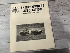 ORIGINAL JUNE 1972 SHELBY