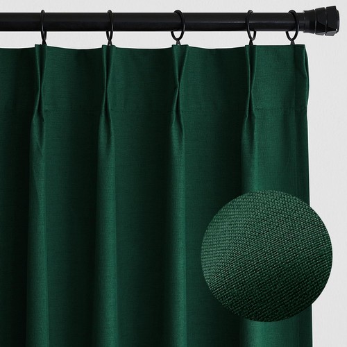 Linen pinch pleated - pleated, 100%