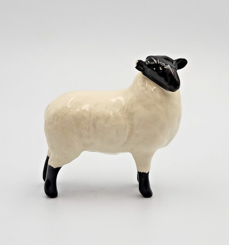 Beswick black faced lamb - black,