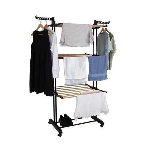 Clothes airer drying - clothes,