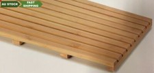 Bamboo 53 X 35.5x2.5 SLAT Timber Bathroom Mat shower mat non slippy DUCK BOARD