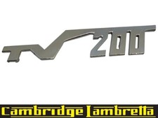 TV200 Legshield Badge Chrome