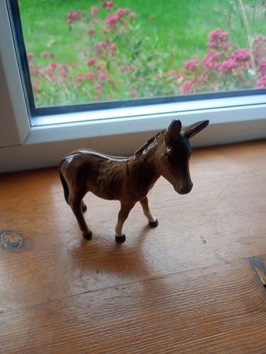 Beswick england ceramic donkey - england,
