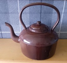 Vintage Brown Enamel Stove Top