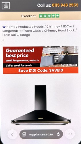 Rangemaster rclahdc110bl - rangemaster, rclahdc110bl/b
