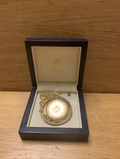 gold plated pocket watch With