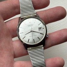 Men's Vintage Seiko Full AutoWinding Watch Diashock Bracelet 36mm Japan Running