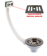90mm basket strainer waste - 90mm, for