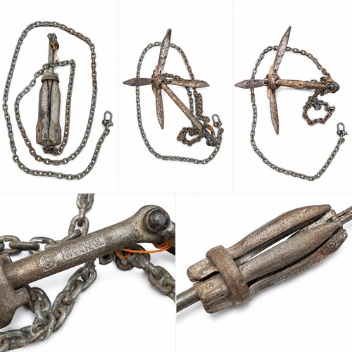 Norway folding grapnel anchor - grapnel,