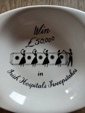 Antique Vintage Retro Arklow Pottery Ashtray Irish Hospital