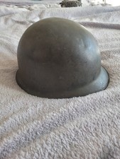 WW2 US Army Steel M1 Helmet OD  With Liner