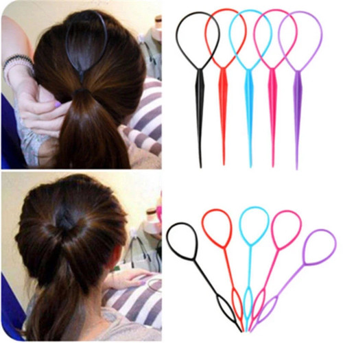 Topsy tail hair braid - tail,