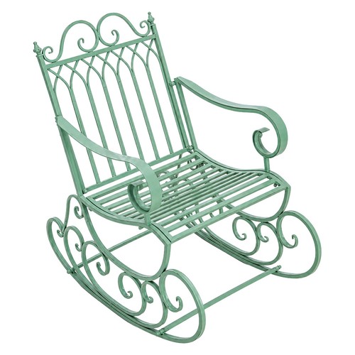 Metal rocking chair - metal, chair,