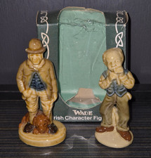 WADE 1970s PHIL THE FLUTER & PADDY REILLY Irish Character Figures c.1970s-1986