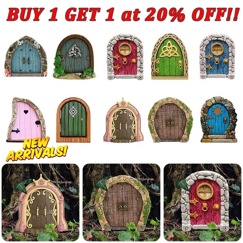 Wooden mini fairy - mini, door