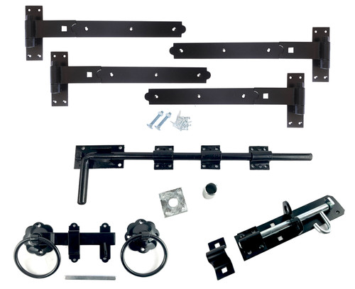 Double gate kit inch garage - double,