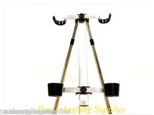 6ft Pro-Am Sea Fishing Parker Tripod Beach Rest 2 Rod Twin Head and Butt holders