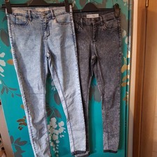 Two Pairs Of Topshop Moto