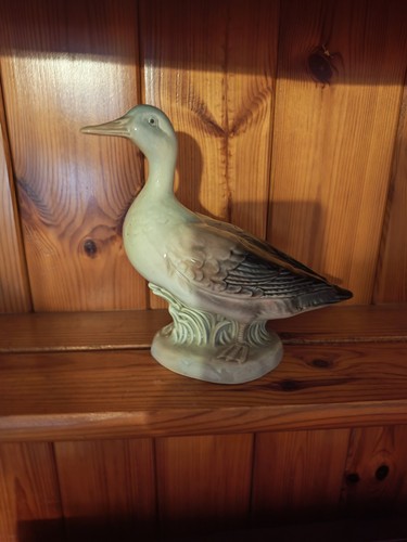 Porcelain duck goose - porcelain,