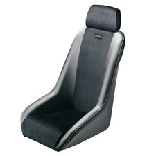 OMP Classic / Vintage Bucket Performance Car Seat In Black Velour / Vinyl