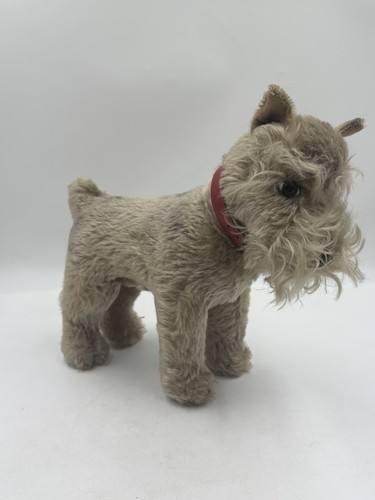 Vintage steiff schnauzer - steiff, 12”