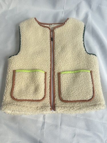 Zara puffer vest yrs cream - puffer, 3-4