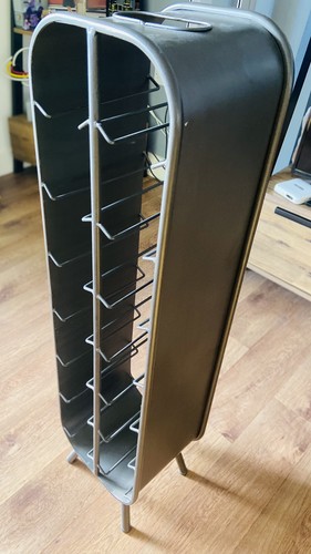 Vintage industrial wine rack - industrial,