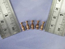 Walnut Pillars 10mm Model Boat Fittings Dioramas and Craft Projects