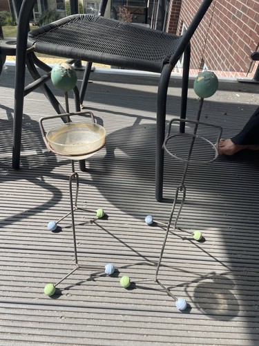 Mid century metal plant stands - century,
