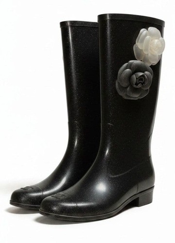 Chanel rain boots - boots, shoes