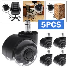 5x Office Chair Wheels Replacement Heavy Duty Wheels Office Chair Roller Casters