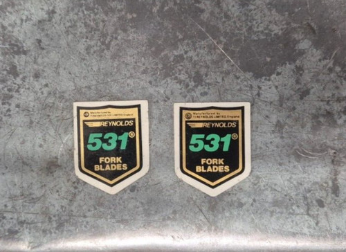 Reynolds 531 fork blade decals - reynolds,