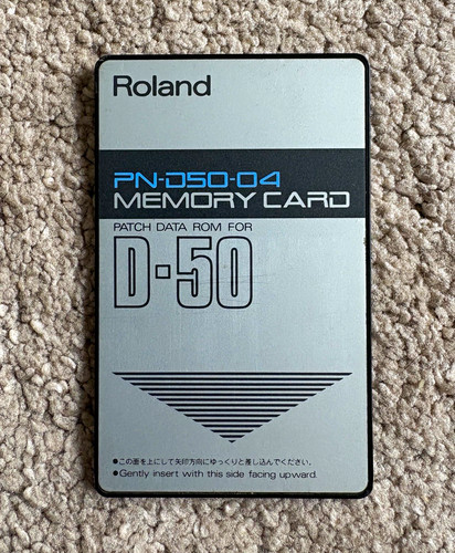 Roland d50 read - pn-d50-04, only