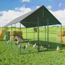 Jumbo Large Chicken Coop Cage Pen Hens Waterfowl Enclosure Poultry Oxford Cover