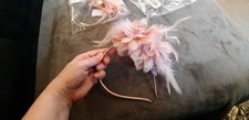 Pink Fascinator - Clip In Or