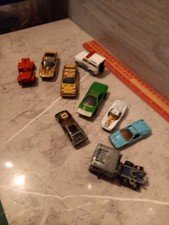 Job lot of Vintage Matchbox Corgi diecast models Landrover Audi Volvo Truck Etc