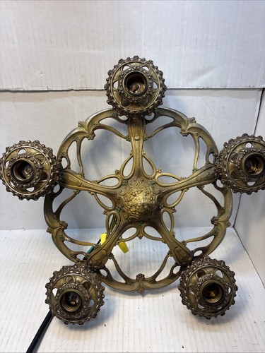 Antique art deco - metal, bulb