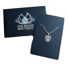 PAPILLON DOG PENDANT 18" SILVER NECKLACE PAPILLON GIFT