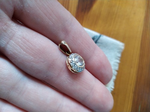 Yellow gold pendant - pendant, 14ct