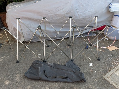 Folding workstand with - folding, carry