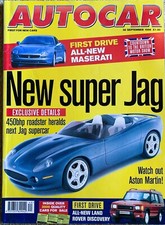 AUTOCAR MAGAZINE 30-SEP-98 -
