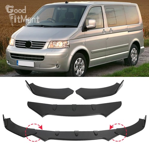 Gloss black front bumper - front,