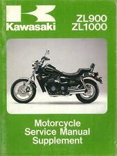 Kawasaki Motorcycle ZL900 - A1&A2 1985&86, ZL1000 - A1 1987 Supplement Manual