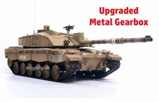 RC Tank 2.4G Heng long 1/16 Scale 7.0  Challenger II RTR  METAL Gearbox !