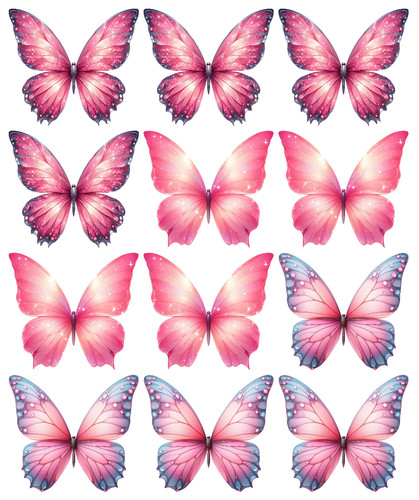 Edible butterflies for cake - for,